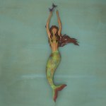 Iron wall sculpture, 'Mermaid with Butterflies' - Hand Made Mermaid and Butterfly Iron Wall Sculpture