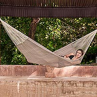 Featured review for Cotton hammock, Maya Mist (double)