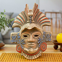 Featured review for Ceramic mask, Aztec Eagle Warrior