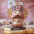 Ceramic mask, 'Quetzalcoatl Warrior' - Handcrafted Mexican Ceramic Skull and Serpent Mask (image 2) thumbail