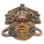 Ceramic mask, 'Death Cult Priest' - Handcrafted Mexican Ceramic Skull Priest Mask (image 2b) thumbail