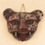 Ceramic mask, 'Jaguar Head' - Handcrafted Mexican Ceramic Jaguar Mask (image 2) thumbail