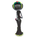 Ceramic sculpture, 'Catrina the Seductress' - Day of the Dead Catrina Ceramic Sculpture Crafted by Hand