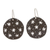 Sterling silver dangle earrings, 'Taxco Night' - Taxco Silver Handcrafted Dangle Earrings from Mexico (image 2a) thumbail