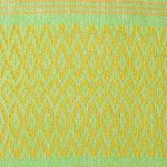 Zapotec cotton rebozo shawl, 'Golden Meadow' - Handwoven Bright Green and Yellow Cotton Zapotec Shawl