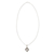 Cultured pearl pendant necklace, 'Lunar Shadow' - Taxco Jewellery Necklace Pearl and Sterling Silver