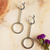 Sterling silver dangle earrings, 'Taxco Pendulums' - Modern Sterling Silver Earrings Crafted in Taxco