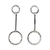 Sterling silver dangle earrings, 'Taxco Pendulums' - Modern Sterling Silver Earrings Crafted in Taxco (image 2a) thumbail