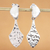Sterling silver dangle earrings, 'Cosmopolite' - Artisan Crafted Sterling Silver Earrings from Taxco Jewelry (image 2) thumbail
