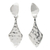 Sterling silver dangle earrings, 'Cosmopolite' - Artisan Crafted Sterling Silver Earrings from Taxco Jewelry thumbail