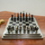 Upcycled auto part chess set, 'Rustic Warriors' - Upcycled Car Parts Chess Set Artisan Crafted in Mexico (image 2b) thumbail