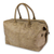 Leather travel bag, 'Taupe Traveler' - Mexican Artisan Crafted Casual Taupe Leather Travel Bag (image 2c) thumbail
