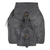 Men's leather backpack, 'Weathered Charcoal' - Roomy Weathered Leather Backpack with Adjustable Strap and B thumbail