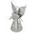 Tin sculpture, 'Shining Angel' - Authentic Mexican Tin Folk Art Angel Sculpture