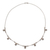 collar con colgante de perlas cultivadas - Collar de Plata de Ley México con 7 Perlas Mabe