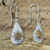 Sterling silver dangle earrings, 'Sun Shower' - Taxco Sunshine Sterling Silver Dangle Earrings thumbail