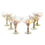 Blown glass margarita glasses, 'Confetti Festival' (set of 6) - Set of 6 Multicolor Hand Blown Glass Margarita Glasses (image 2d) thumbail