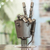 Auto part sculpture, 'Rustic Robot Hand' - Mexico Handcrafted Recycled Metal Sculpture (image 2) thumbail