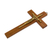 Cedar wood crucifix, 'Jesus Our Savior' - Artisan Crafted Cedar Wood Modern Wall Crucifix (image 2b) thumbail