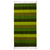 Zapotec wool rug, 'Seasons in Green' (2.5x5) - Striped Green Artisan Woven Authentic Wool Zapotec Area Rug