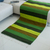 Zapotec wool rug, 'Seasons in Green' (2.5x5) - Striped Green Artisan Woven Authentic Wool Zapotec Area Rug (image 2b) thumbail