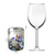 Blown glass juice glasses, 'Confetti Festival' (set of 6) - Hand Blown Glass Colorful Juice Glasses (Set of 6)