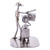Auto part sculpture, 'Rustic Film Director' - Recycled Metal and Auto Part Filmmaker Sculpture from Mexico
