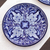 Ceramic luncheon plates, 'Puebla Kaleidoscope' (pair) - Artisan Crafted Blue Ceramic Luncheon Plates (Pair) thumbail
