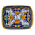 Ceramic casserole, 'Zacatlan Flowers' - Artisan Crafted 10 Inch Talavera Style Casserole (image 2c) thumbail
