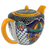 Ceramic teapot, 'Zacatlan Flowers' - Artisan Crafted Ceramic Floral Teapot 43 Oz