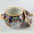Sopera de cerámica - Sopera artesanal de cerámica estilo Talavera