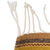 Zapoteken-Wollteppich, (2x3,5) - Brauner und goldener handgewebter zapotekischer Wollteppich (2x3)