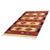Zapotec wool rug, 'Teotitlan Roses' (4.5x7) - Red Geometric Motif Handwoven Zapotec Wool Rug 4.5 x 7 (image 2b) thumbail