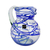 Blown glass pitcher, 'Sapphire Swirl' - Blown Glass Blue Pitcher 84 oz Hand Blown in Mexico (image 2e) thumbail