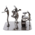 Auto part sculpture, 'Rock and Roll Band' - Rustic Recycled Metal Rock Musicians Sculpture