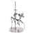 Auto part sculpture, 'Eco Friendly Quixote' - Recycled Metal and Auto Part Don Quixote Sculpture (image 2b) thumbail