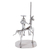 Escultura de autopartes - Escultura de Don Quijote en metal reciclado y autopartes