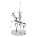 Auto part sculpture, 'Eco Friendly Quixote' - Recycled Metal and Auto Part Don Quixote Sculpture