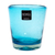Blown glass juice glasses, 'Aquamarine Bubbles' (set of 6) - Set of 6 Aquamarine Hand Blown 10 oz Juice Glasses (image 2f) thumbail