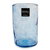 Mundgeblasene Glasbecher 'Azure Mist' (4er-Set) - Mundgeblasene klare 325ml Trinkgläser in Blau (4er-Set)