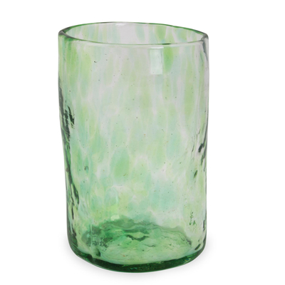 Set vasos verdes vidrio soplado – ay-de-ti