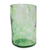 Vasos de vidrio soplado, (juego de 4) - Set de 4 Vasos Artesanales de Vidrio Soplado Verde