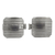 Sterling silver cufflinks, 'Minimalist Grille' - Artisan Crafted Cufflinks of Mexican Taxco Silver (image 2b) thumbail