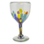 Copas de vino de vidrio soplado, (juego de 6) - Copas de vino coloridas sopladas a mano de 8 oz (juego de 6)