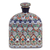 Ceramic decanter, 'Guanajuato Festivals' - Multicolor Floral Ceramic Decanter and Cork Lid thumbail