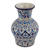 Ceramic vase, 'Blue Patzcuaro' - Handcrafted Blue Ceramic 6-Inch Vase from Mexico (image 2b) thumbail
