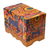 Decoupage jewelry box, 'Kawuyumaire Guardian' - Huichol Deer on Decoupage Wood Jewelry Box (image 2f) thumbail
