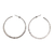 Sterling silver half-hoop earrings, 'Infinite Circle' - Taxco Artisan Crafted Sterling Silver Half Hoop Earrings thumbail