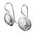 Sterling silver drop earrings, 'Crumpled Pendulums' - Abstract Crafted Taxco Sterling Silver Jewelry Earrings