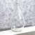 Recycled decorative glass vessel, 'Clearly Elegant' - Hand Blown Recycled Clear Glass Bottle from Mexico (image 2b) thumbail